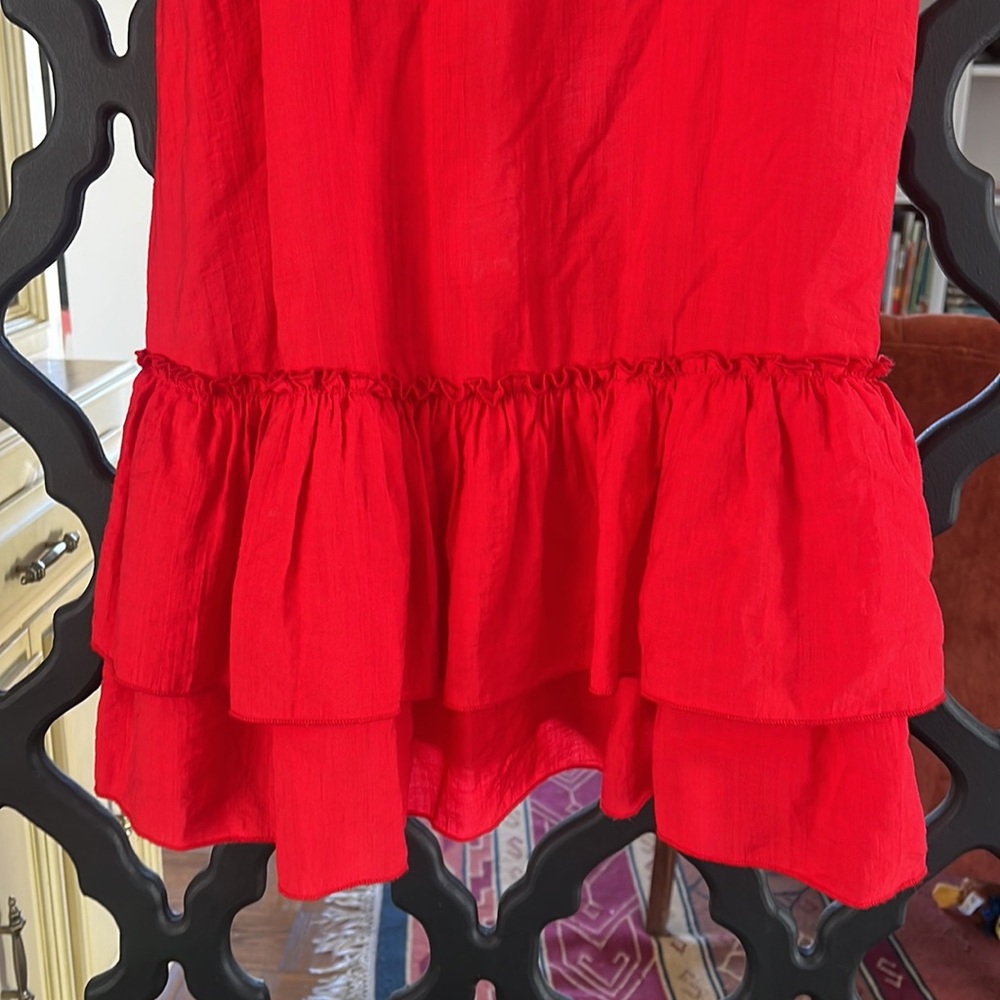 Red Mazik Ruffle Dress - Picture 4 of 5